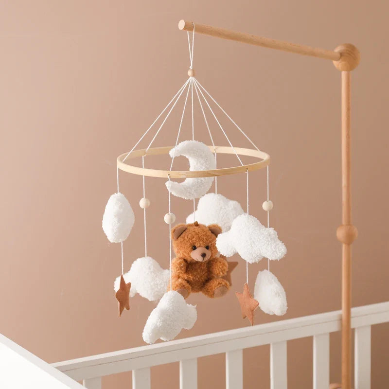 Mobile Bébé Ourson – Éveil Musical & Veilleuse pour des Rituels Dodo Réussis