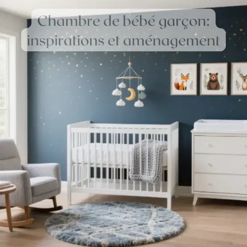 Chambre de bébé garçon : inspirations et aménagement