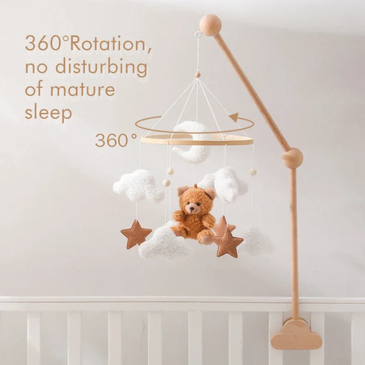 Mobile Bébé Ourson – Éveil Musical & Veilleuse pour des Rituels Dodo Réussis