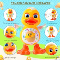 Canard interactif dansant pour bébé avec musique