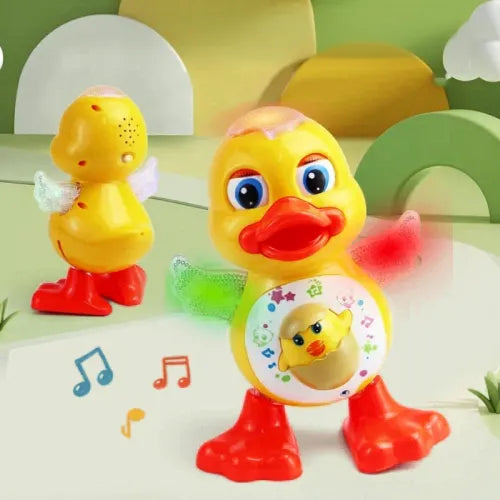 Jouet bébé canard dansant musical avec lumières LED