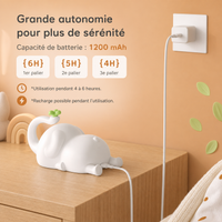 🐘 Veilleuse Bébé Éléphant – Lampe LED Tactile pour des Nuits Sereines
