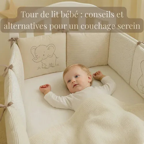 Tour de lit bébé : conseils et alternatives pour un couchage serein